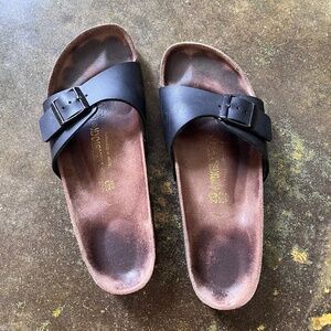 Birkenstock Madrid Black 39 Narrow